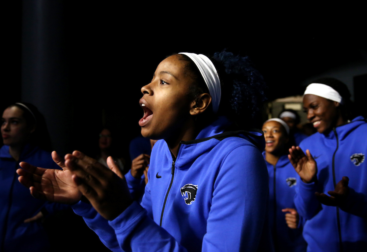 Keke McKinney

The UK Women's Basketball team beat Florida 62-51. 

Photo by Britney Howard | UK Athletics