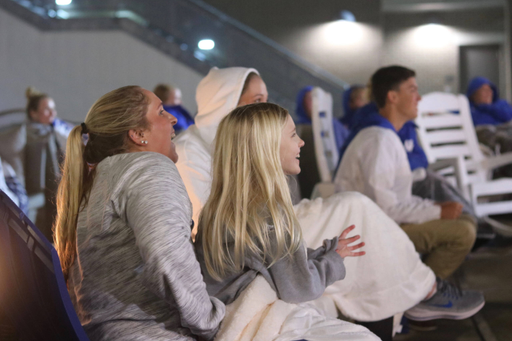 Abbey Cheek.

The University of Kentucky softball team watches the selection show on Sunday, May 12, 2019, at the John Cropp Stadium. 

Photo by Noah J. Richter | UK Athletics