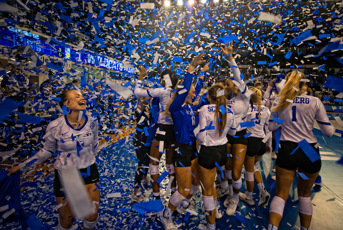 as Kentucky defeated  Auburn 3-0 on November 24, 2018.  Photo by Mark Cornelison | UKphoto