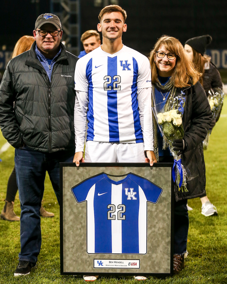 Ben Wendell.

Kentucky MSOC Recognizes 14 Seniors.

Photo by Grace Bradley | UK Athletics