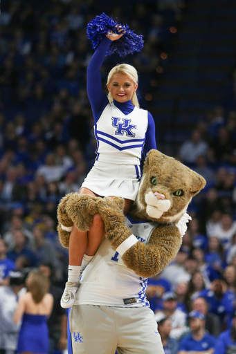 Wildcat. Cheerleader.

The University of Kentucky men's basketball team beats South Carolina 76-48.

Photo by Hannah Phillips| UK Athletics