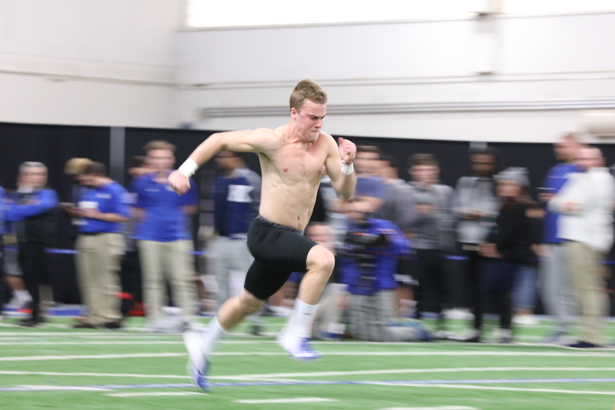 David Bouvier.

Pro Day for UK Football.

Photo by Quinn Foster | UK Athletics