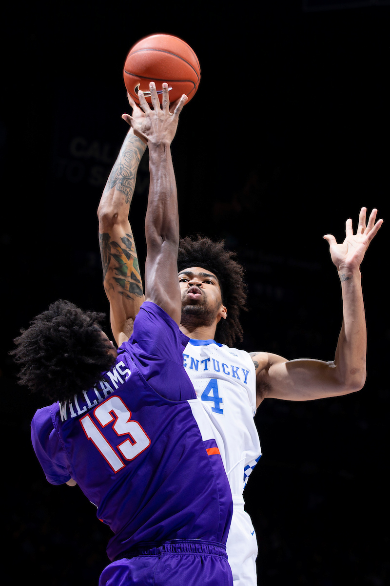 Nick Richards.

UK falls to Evansville 67-64.

Photo by Chet White | UK Athletics