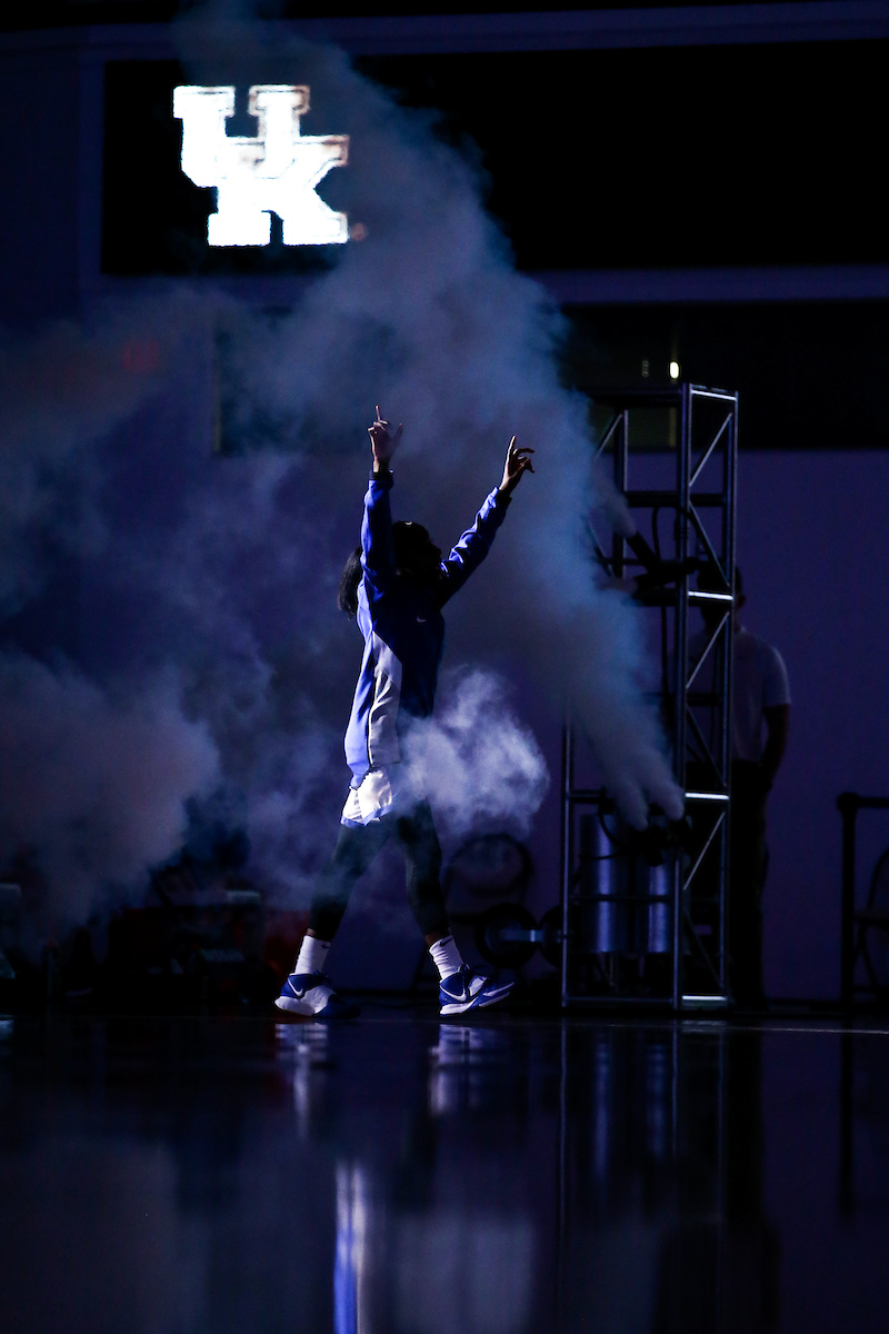 Chasity Patterson. 

Kentucky beats Worfford 98-37.

Photo by Eddie Justice | UK Athletics