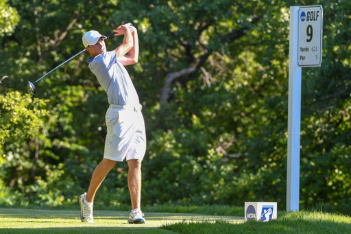 Cooper Musselman at the 2018 NCAA Men's Golf National Championship.