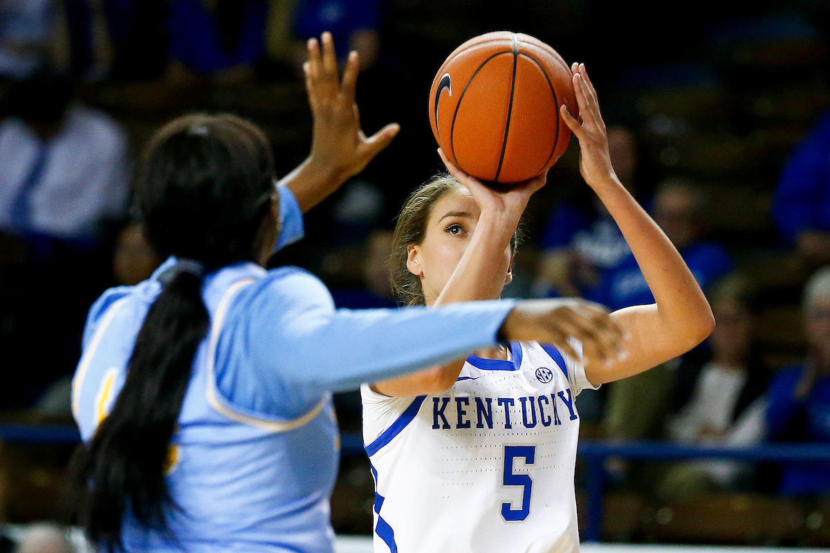 Blair Green.

UK women's basketball beat Southern 91-41.

Photo by Chet White | UK Athletics