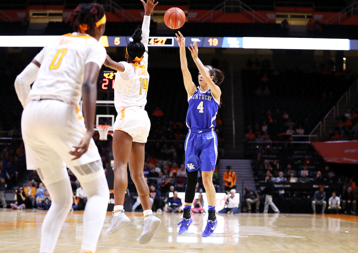 Maci Morris
The UK Women's Basketball team beats Tennessee 73-71. 

Photo by Britney Howard  | UK Athletics