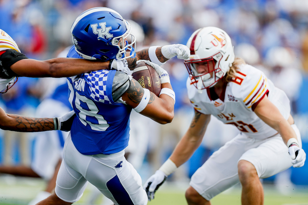 Zach Johnson.

UK beat ULM 45-10.

Photos by Chet White | UK Athletics