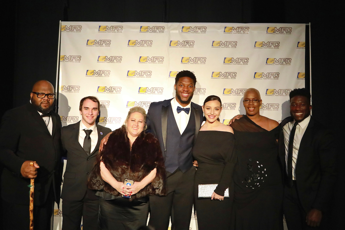 Josh Allen is honored as the 2018 Bednarik Award winner at the Maxwell Football Club Gala on Friday, March 7th, 2019.

Photo by Noah J. Richter | UK Athletics