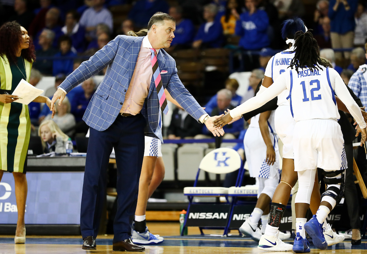 Coach Mitchell.

Kentucky women's basketball beats Vandy, 77-55.

Photo by Elliott Hess | UK Athletics