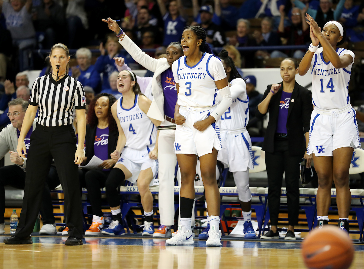 Keke McKinney

The UK Women's Basketball team beats Mizzou. 

Photo by Britney Howard  | UK Athletics