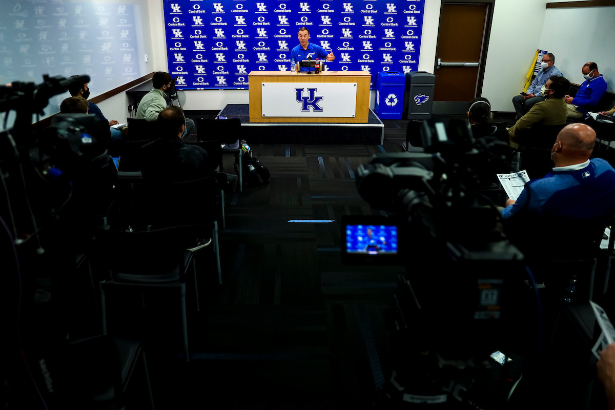 Nick Mingione.

Kentucky Softball and Baseball media day

Photo by Eddie Justice | UK Athletics