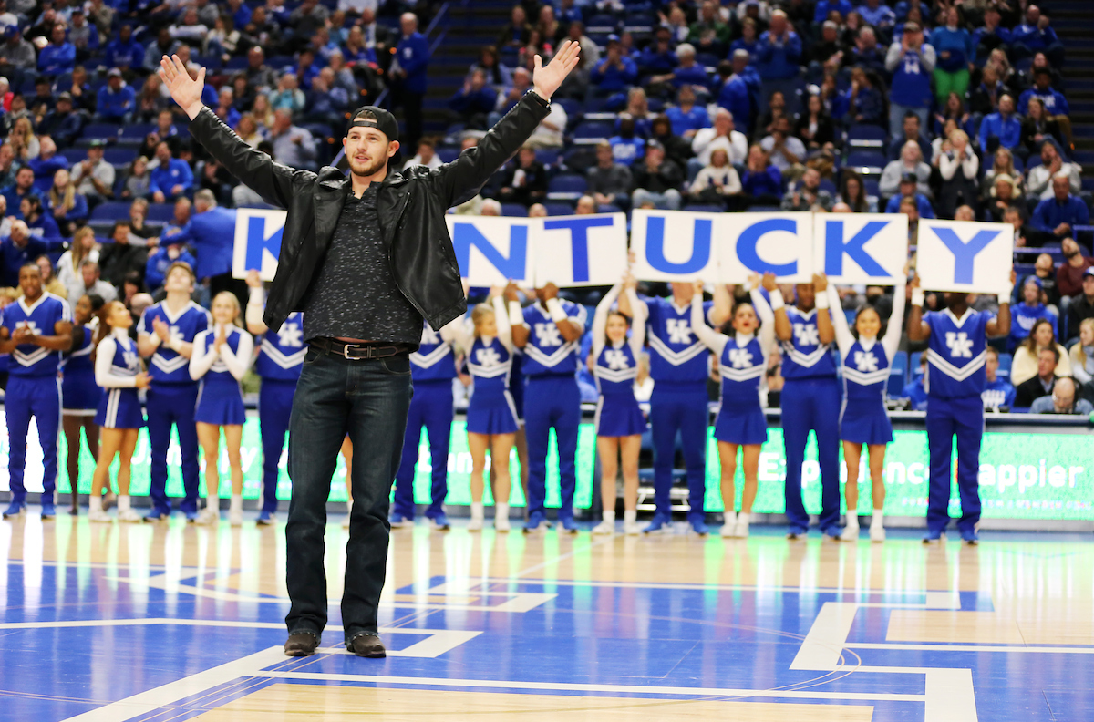 Celebrity Y, JT Riddle, Cheer, Baseball


Men's Basketball beats North Dakota 96-58.

Photo by Britney Howard  | UK Athletics