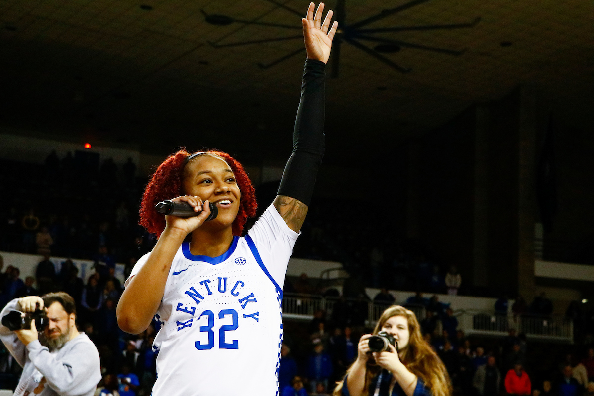 Jaida Roper.

Kentucky beat Georgia 88-77.

Photo by Grace Bradley | UK Athletics