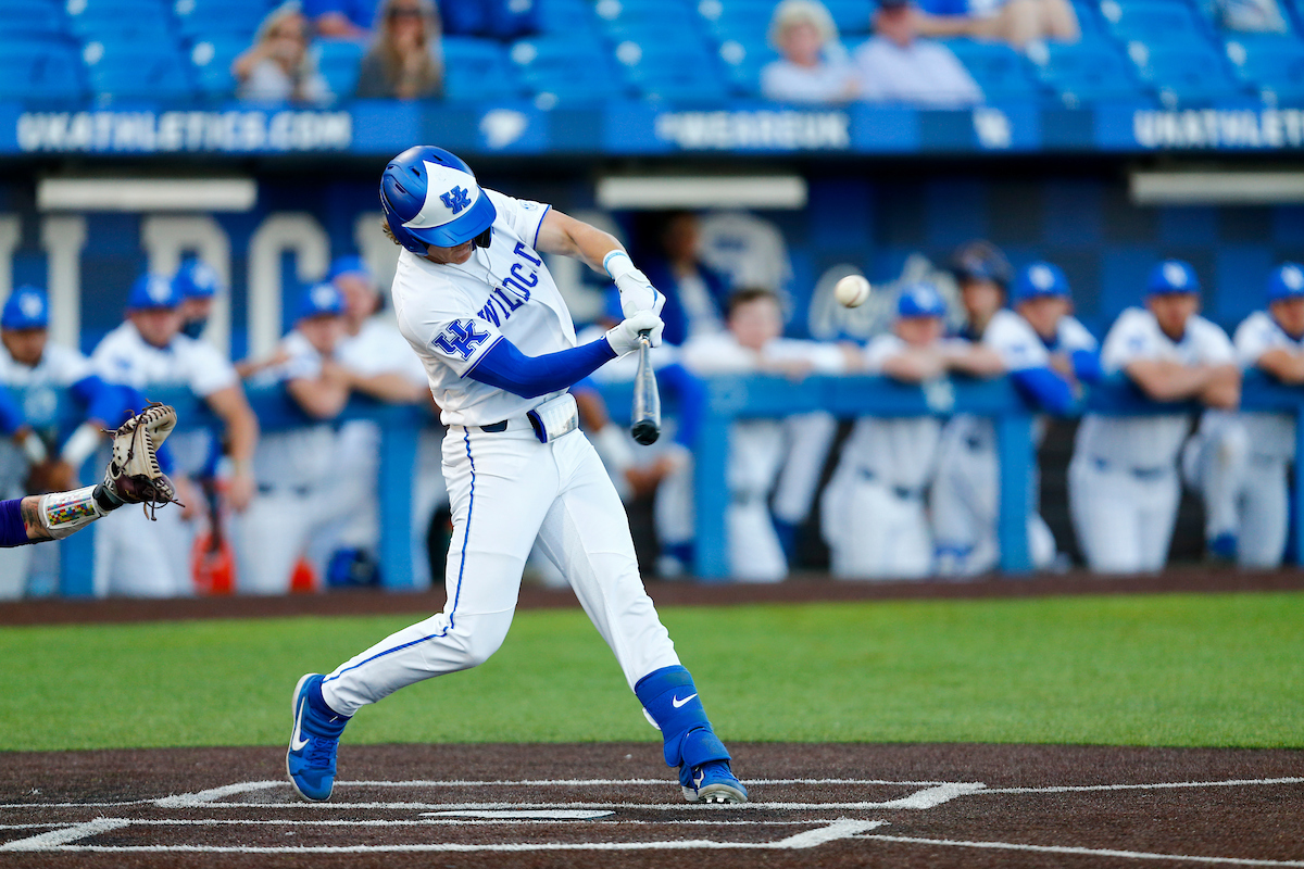 John Rhodes. 

Kentucky falls to LSU, 15-2. 

Photo By Barry Westerman | UK Athletics