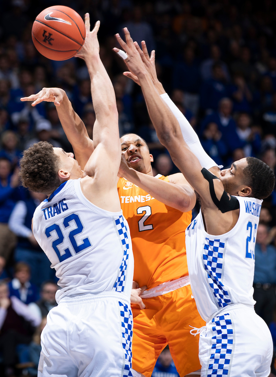 Reid Travis. Keldon Johnson.

Kentucky beat Tennessee 86-69.

Photo by Chet White | UK Athletics