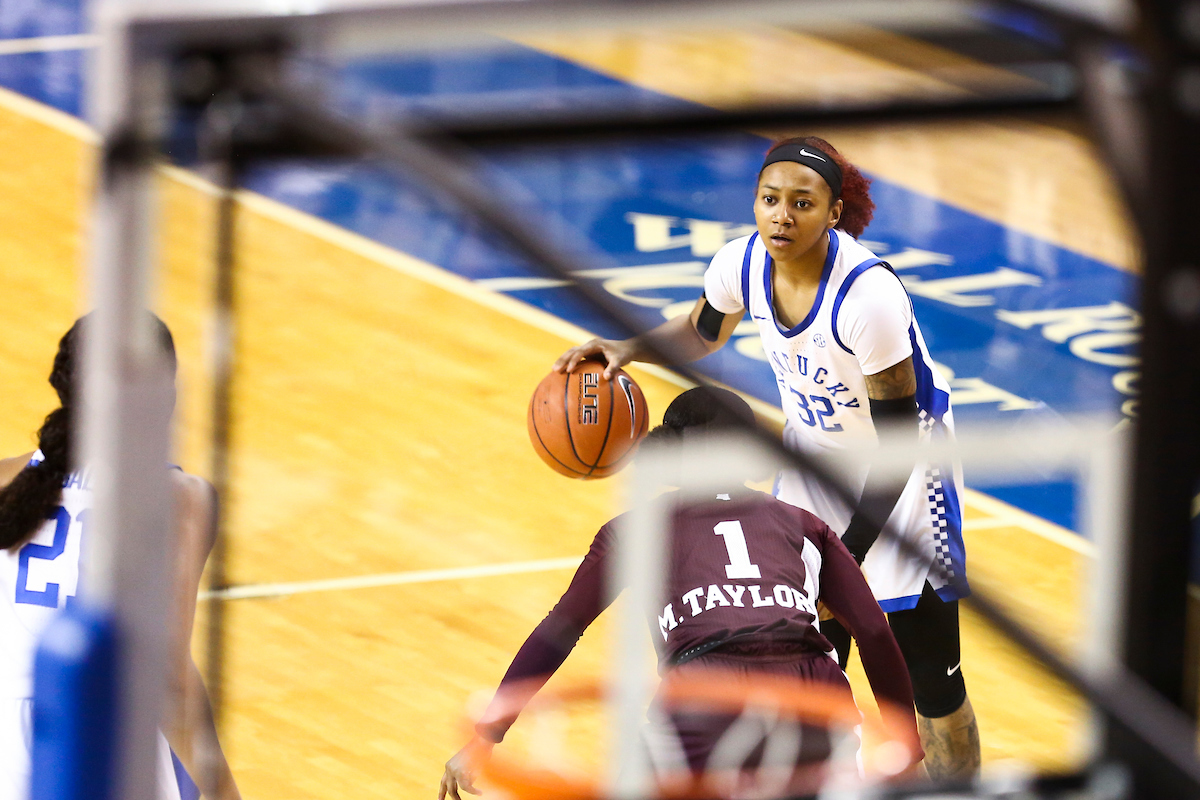 Jaida Roper.

Kentucky beat Mississippi State 73-62.

Photo by Grace Bradley | UK Athletics