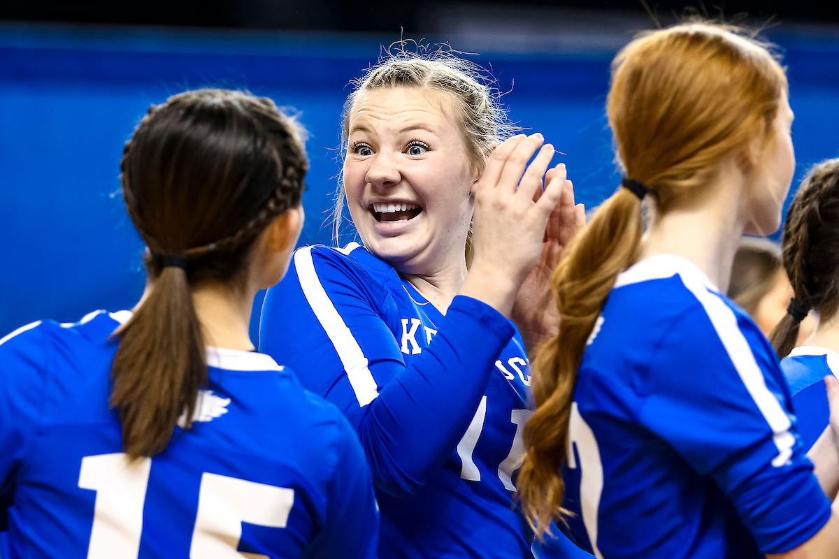 Aisling Frost.

Kentucky Stunt blue and white scrimmage. 

Photo by Eddie Justice | UK Athletics