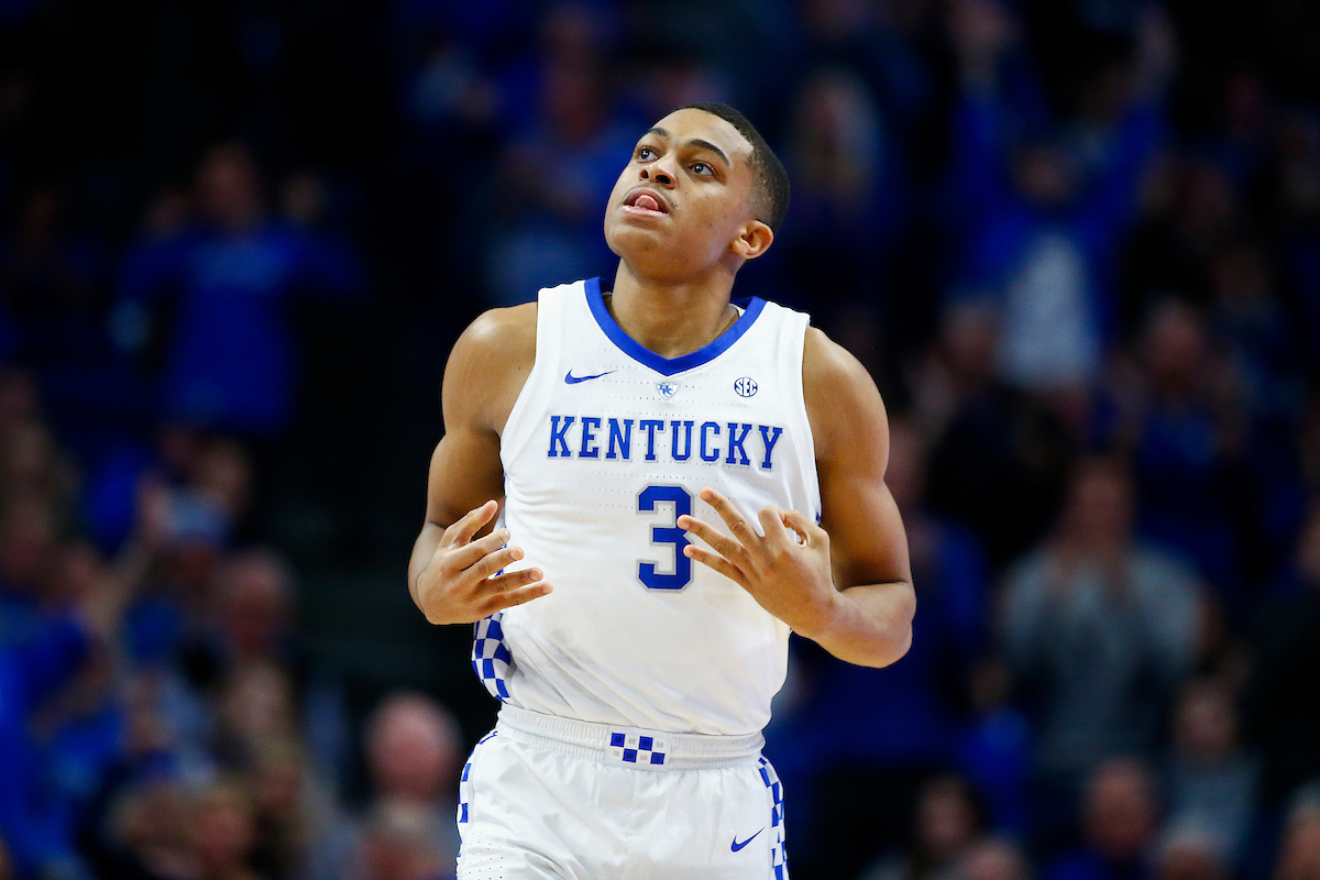Keldon Johnson.

The UK men's basketball team beat Kansas 71-63 at Rupp Arena on Saturday, January 26, 2019.

Photo by Chet White| UK Athletics