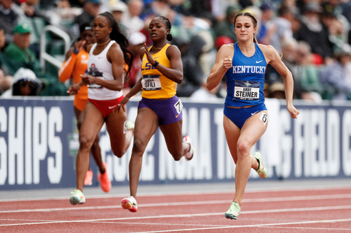 Abby Steiner.

Day Four. The UK women’s track and field team placed third at the NCAA Track and Field Outdoor Championships at Hayward Field in Eugene, Or.

Photo by Chet White | UK Athletics
