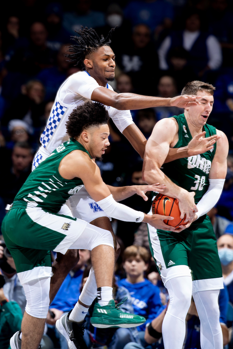 Daimion Collins.

Kentucky beat Ohio University 77-59.

Photos by Chet White | UK Athletics
