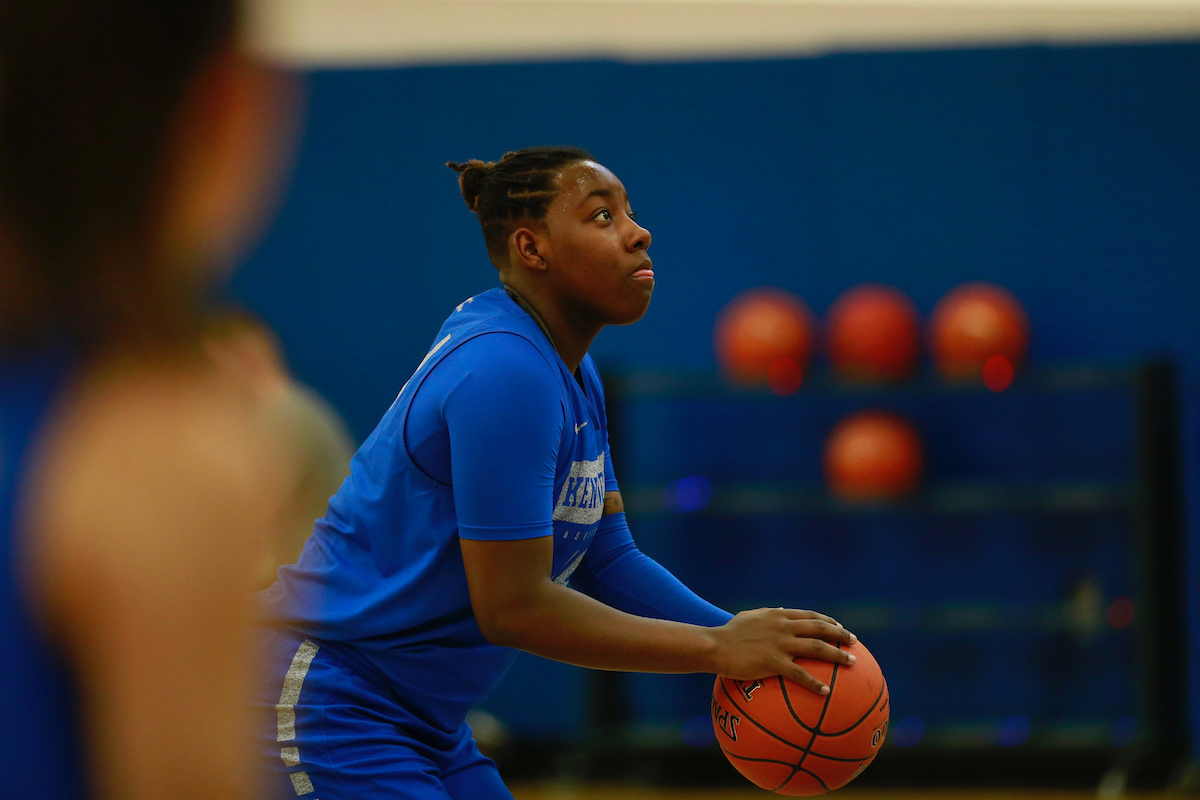 Dre'Una Edwards.

2019 Media Day

Photo by Noah J. Richter | UK Athletics