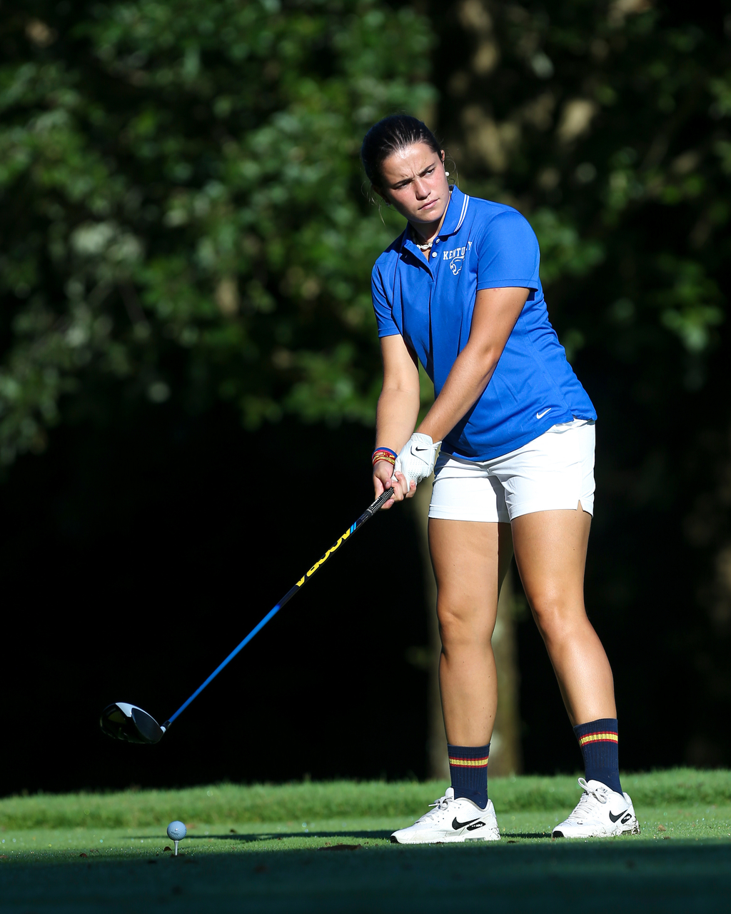 Maria Villanueva Aperribay.Kentucky womenâ??s golf practice.Photo by Grace Bradley | UK Athletics