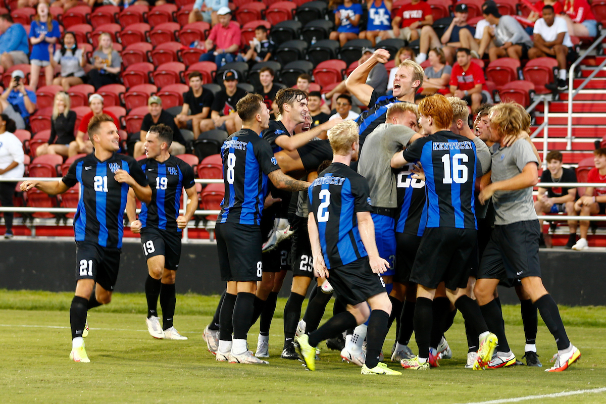Eythor Bjorgolfsson. 

Kentucky Beat Louisville 3-1. 

Photo By Barry Westerman | UK Athletics