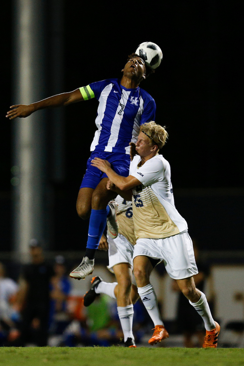 JJ Williams.

Men's Soccer falls to Florida International 3-2.

Photo by Michael Reaves | UK Athletics