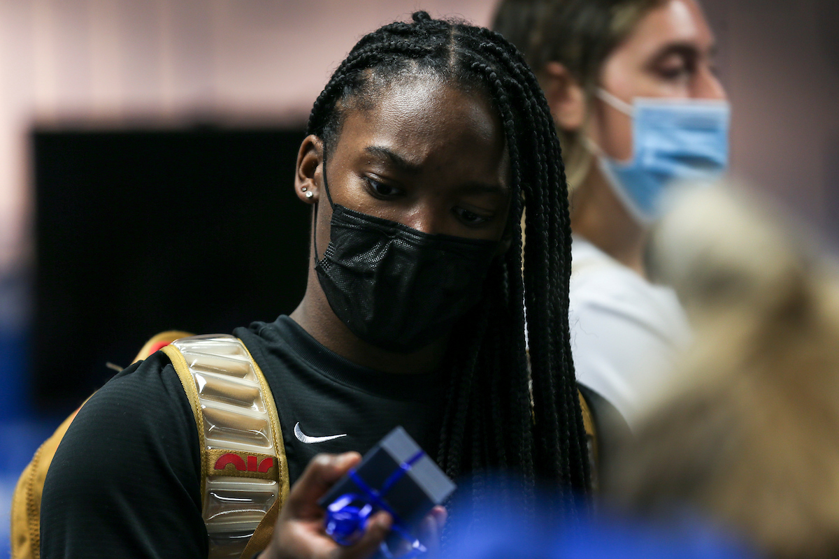 Kentucky Volleyball receives their National Championship rings.

Photo by Grace Bradley | UK Athletics