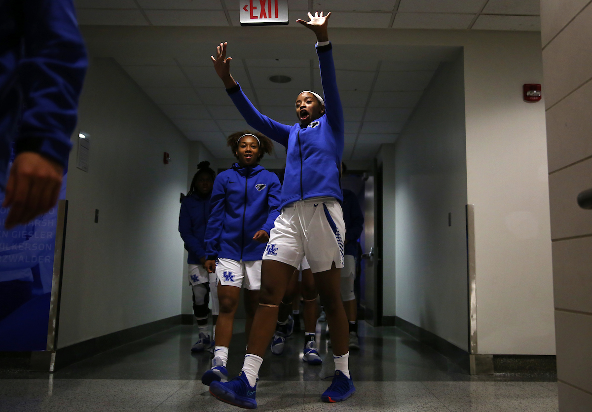Keke McKinney
The Women's Basketball team beat Lincoln Memorial University.
Photo by Britney Howard | UK Athletics