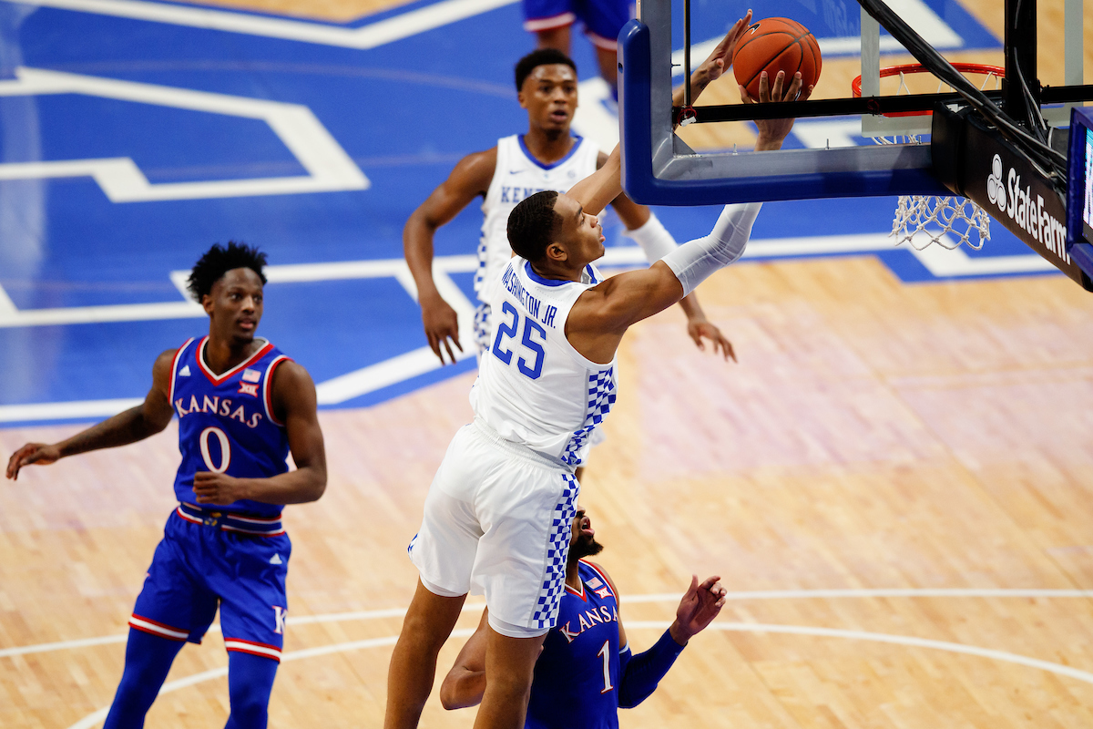 PJ Washington.

The UK men's basketball team beat Kansas 71-63 at Rupp Arena on Saturday, January 26, 2019.

Photo by Elliott Hess | UK Athletics