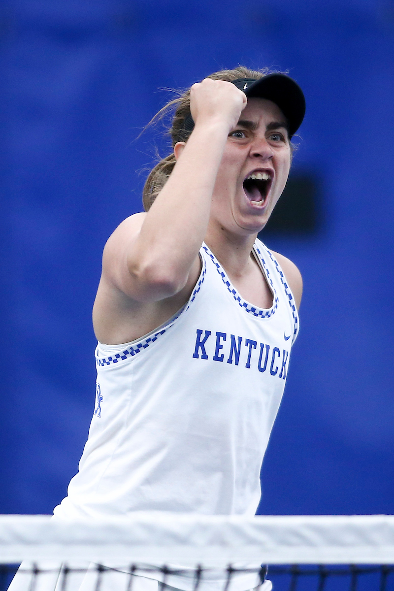 Florencia Urrutia.

Kentucky loses to Vanderbilt 6-1.

Photo by Grace Bradley | UK Athletics