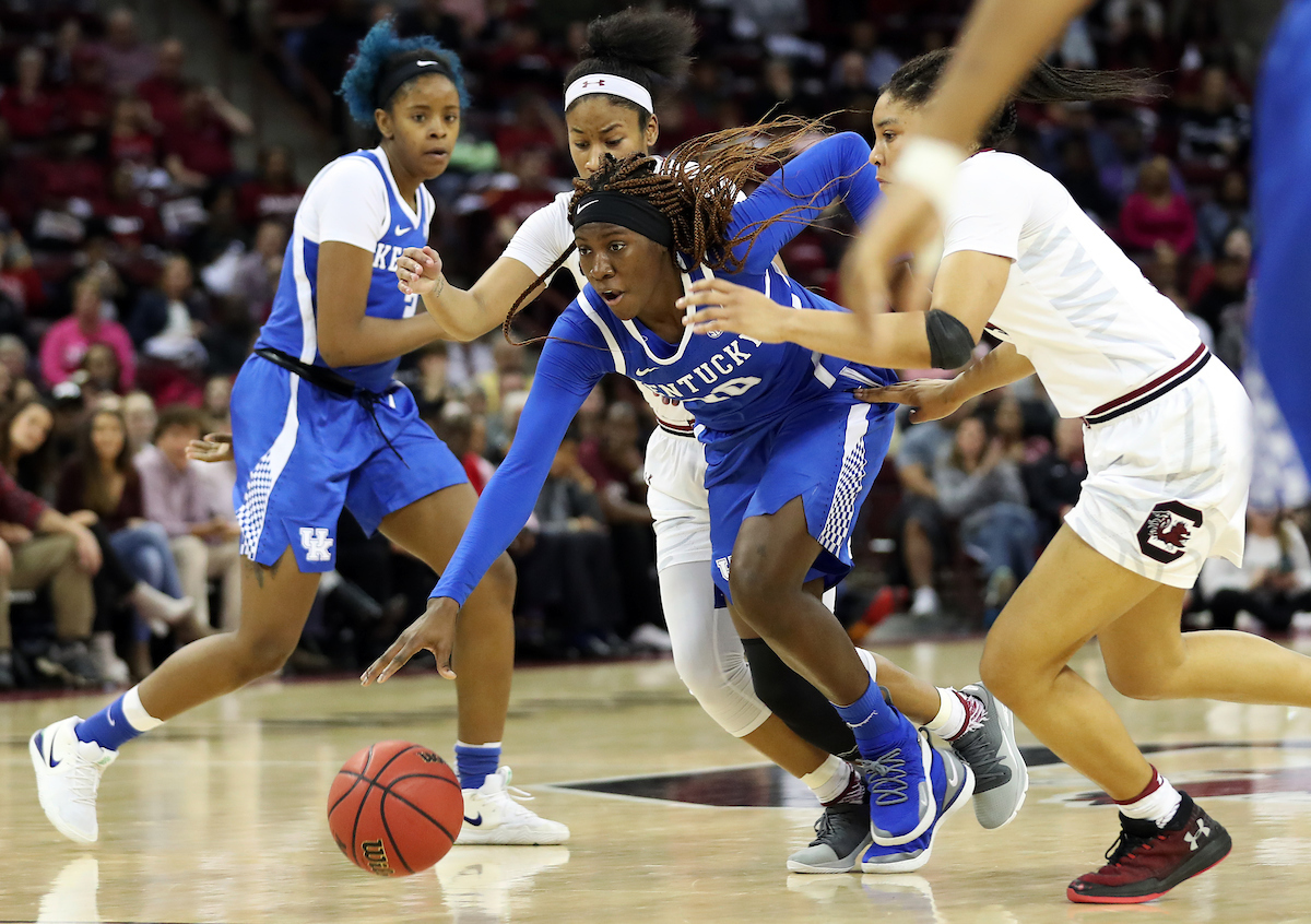 Rhyne Howard

The UK Women's Basketball team beat South Carolina.
Photo by Britney Howard | UK Athletics