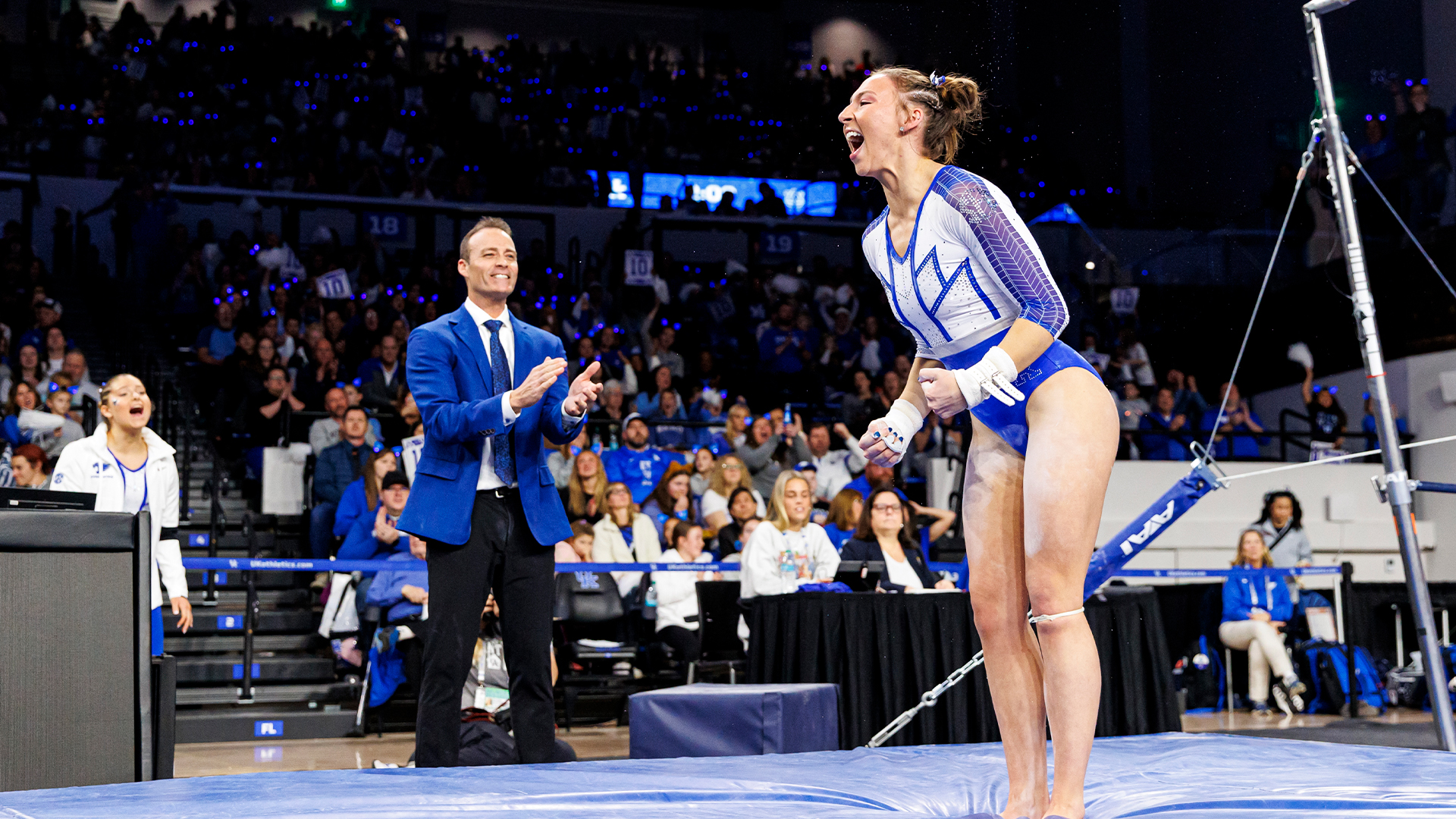 No. 7 Kentucky Knocks Off No. 11 Auburn, 197.050-196.600, on Excite Night