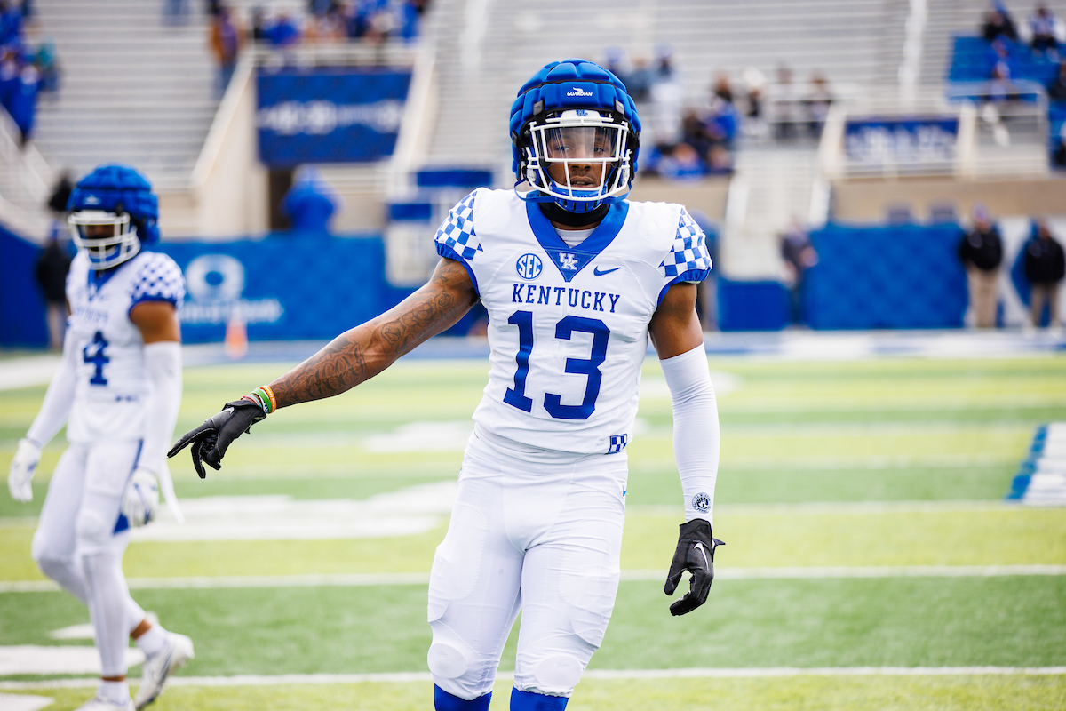 JJ Weaver2022 UK Football Spring GamePhoto By Jacob Noger | UK Football