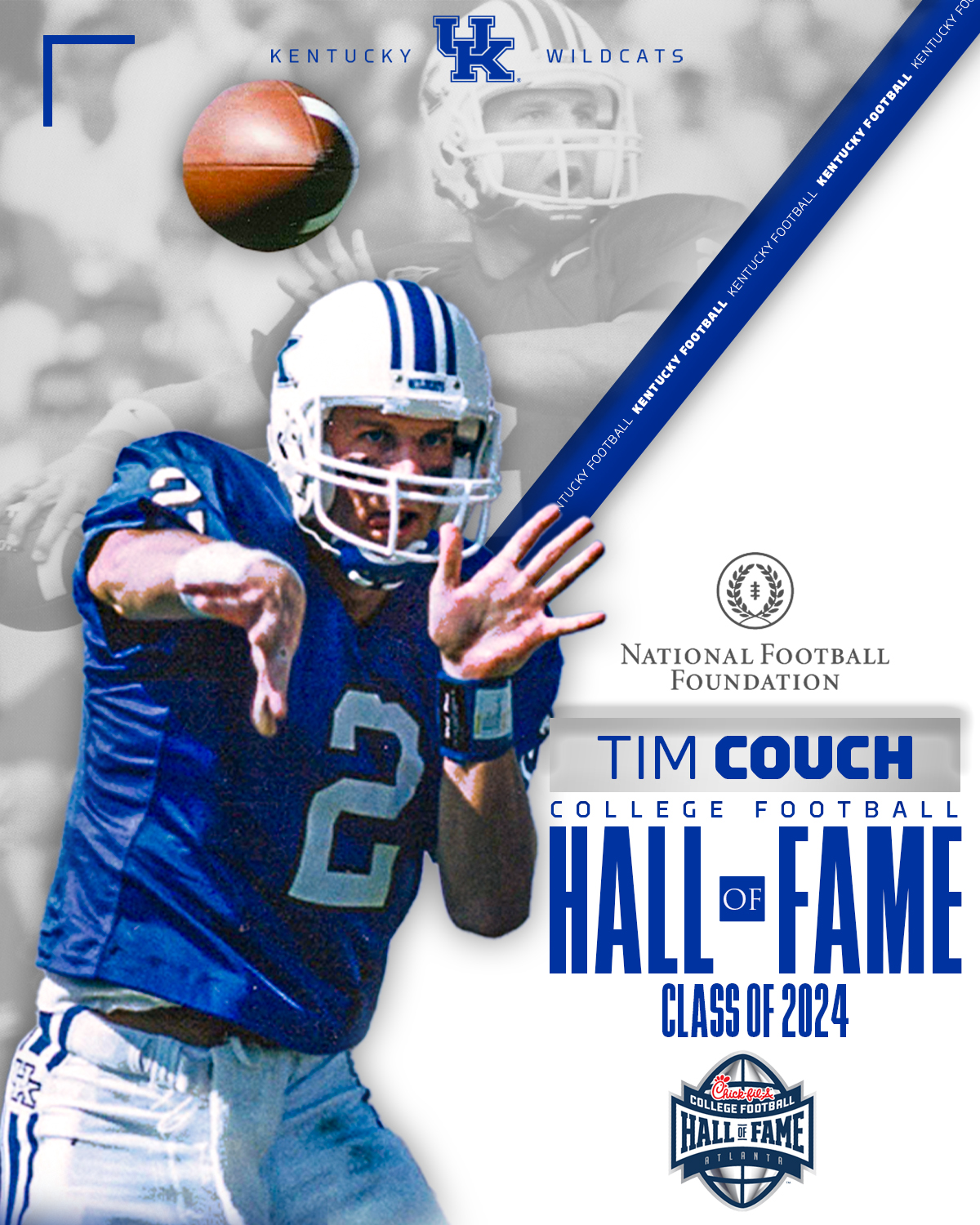 Tim Couch Elected to the College Football Hall of Fame