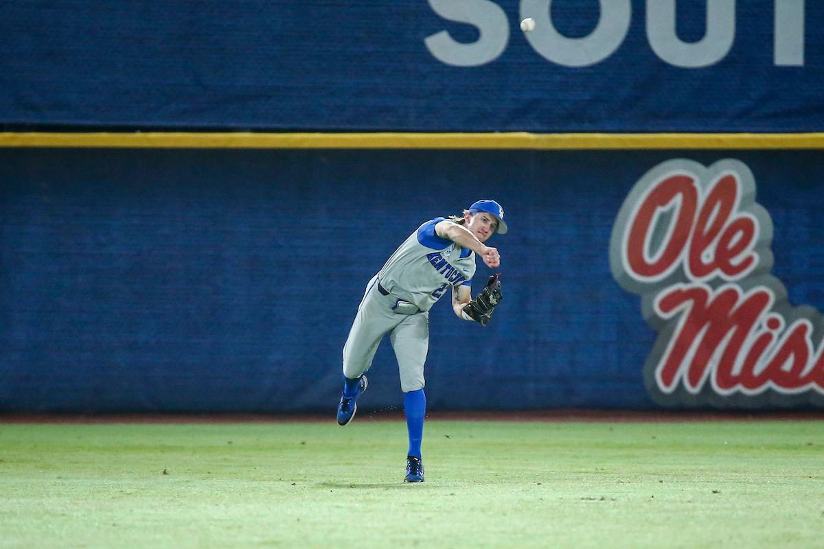 John Thrasher.

Kentucky loses to LSU 6-11.

Photo by Sarah Caputi | UK Athletics