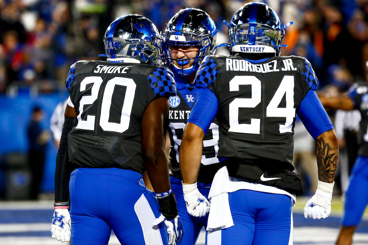 Celebration. 

Kentucky falls to Tennessee 17-13. 

Photo by Eddie Justice | UK Athletics