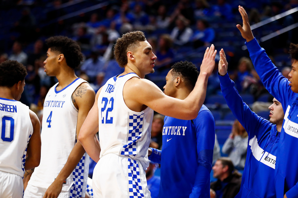 Reid Travis.

Men's basketball beats North Dakota 96-58.

Photo by Chet White | UK Athletics
