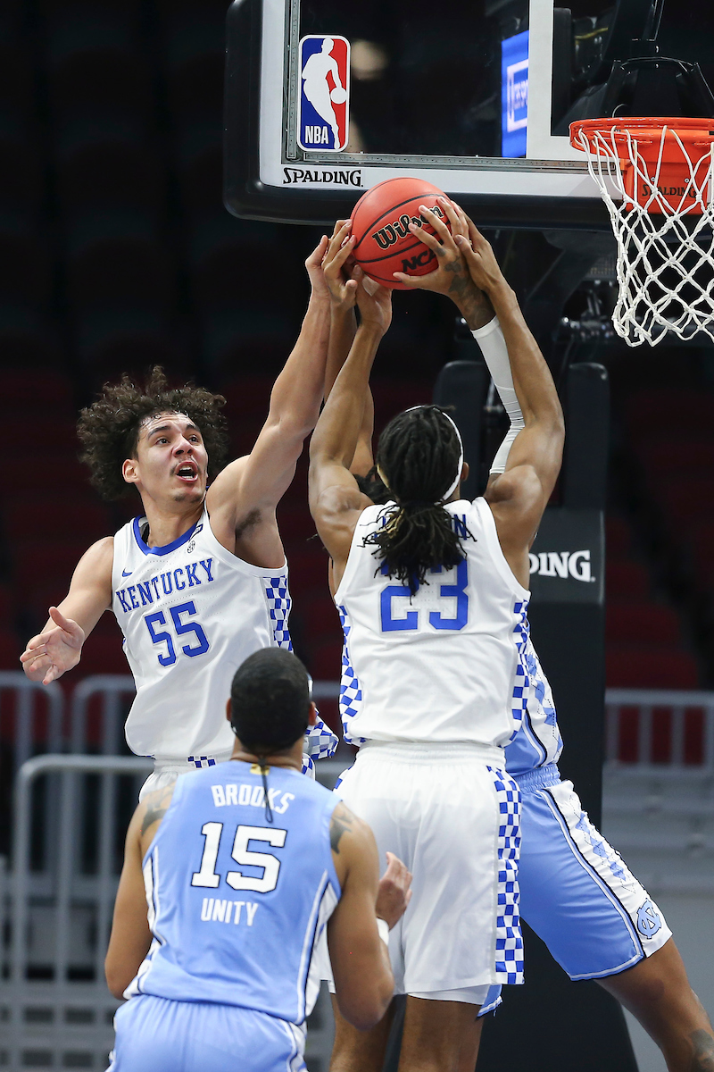 Lance Ware. Isaiah Jackson.

Kentucky loses to North Carolina 75-63.

Photo by Chet White | UK Athletics