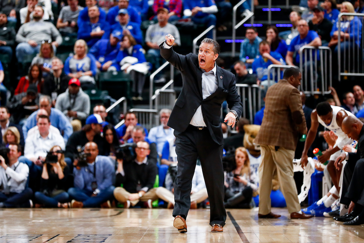 John Calipari.

Men's basketball falls to Duke 118-84.

Photo by Chet White | UK Athletics