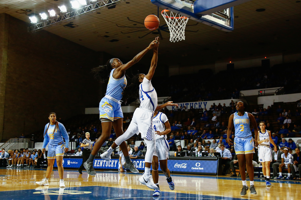 Taylor Murray. 

UK women's basketball beat Southern 91-41.

Photo by Eddie Justice | UK Athletics