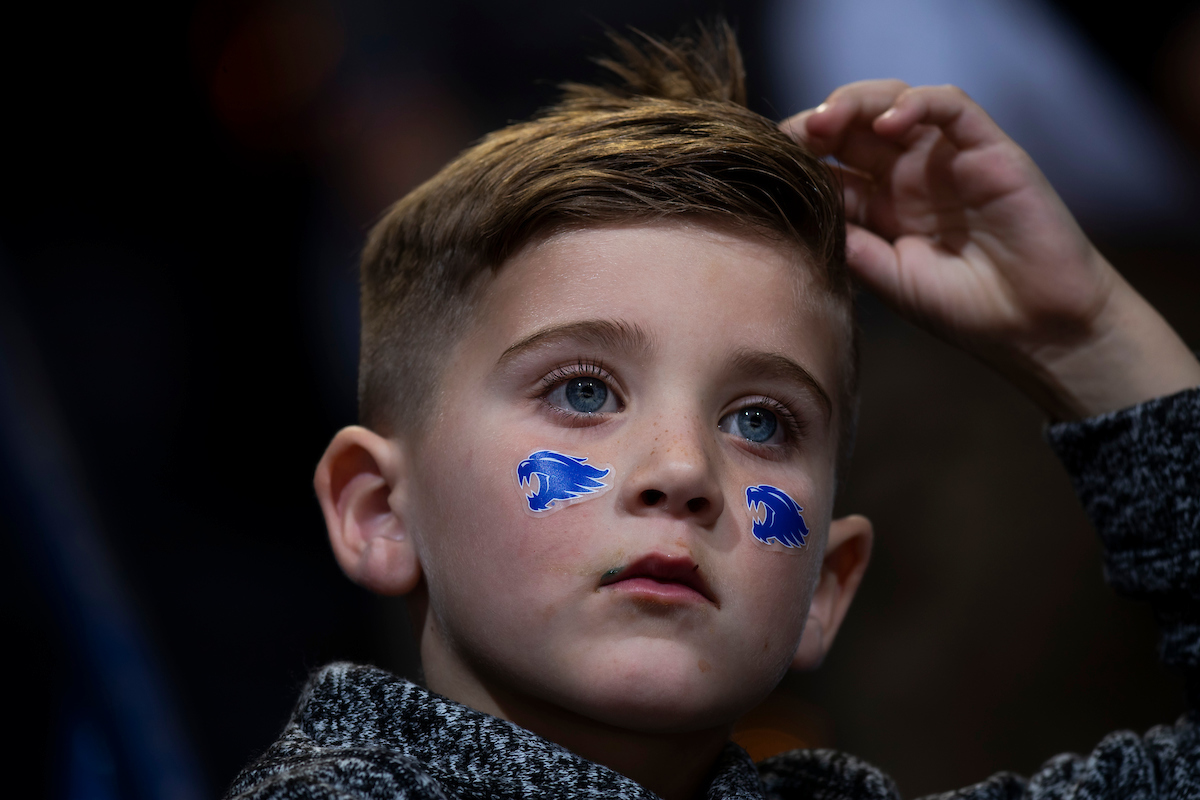 Fan.

UK falls to Evansville 67-64.

Photo by Chet White | UK Athletics