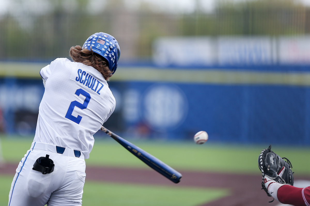 Austin Schultz.

Kentucky beats Alabama 11 - 0.

Photo by Sarah Caputi | UK Athletics