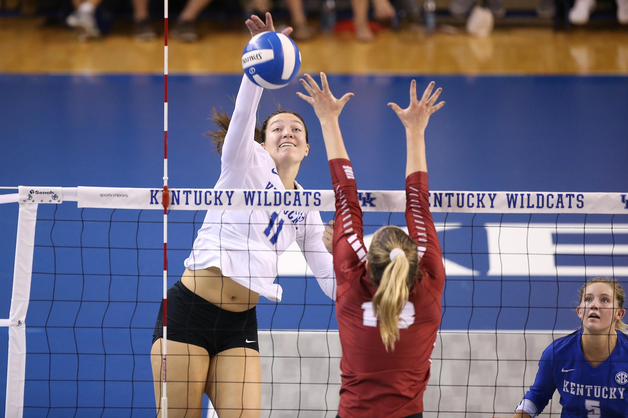 Franklin's Career Night Leads UK Volleyball Past Alabama