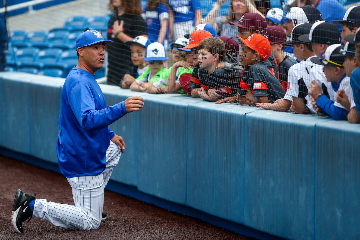 Coach Nick Mingione.

Kentucky beats Tennessee 5-2.

Photo by Sarah Caputi | UK Athletics