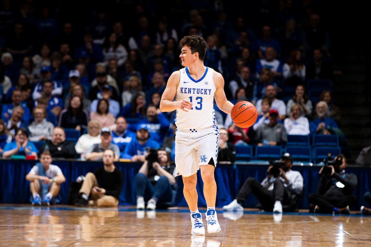 Riley Welch.

Kentucky beat Lamar 81-56.

Photo by Chet White | UK Athletics
