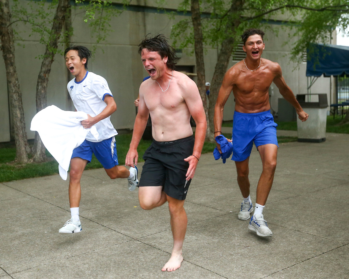 Arthur Chen, JJ Mercer, Alexandre LeBlanc.

Kentucky defeats Wake Forest 4-2 in NCAA Tournament Sweet Sixteen.

Photo by Grace Bradley | UK Athletics
