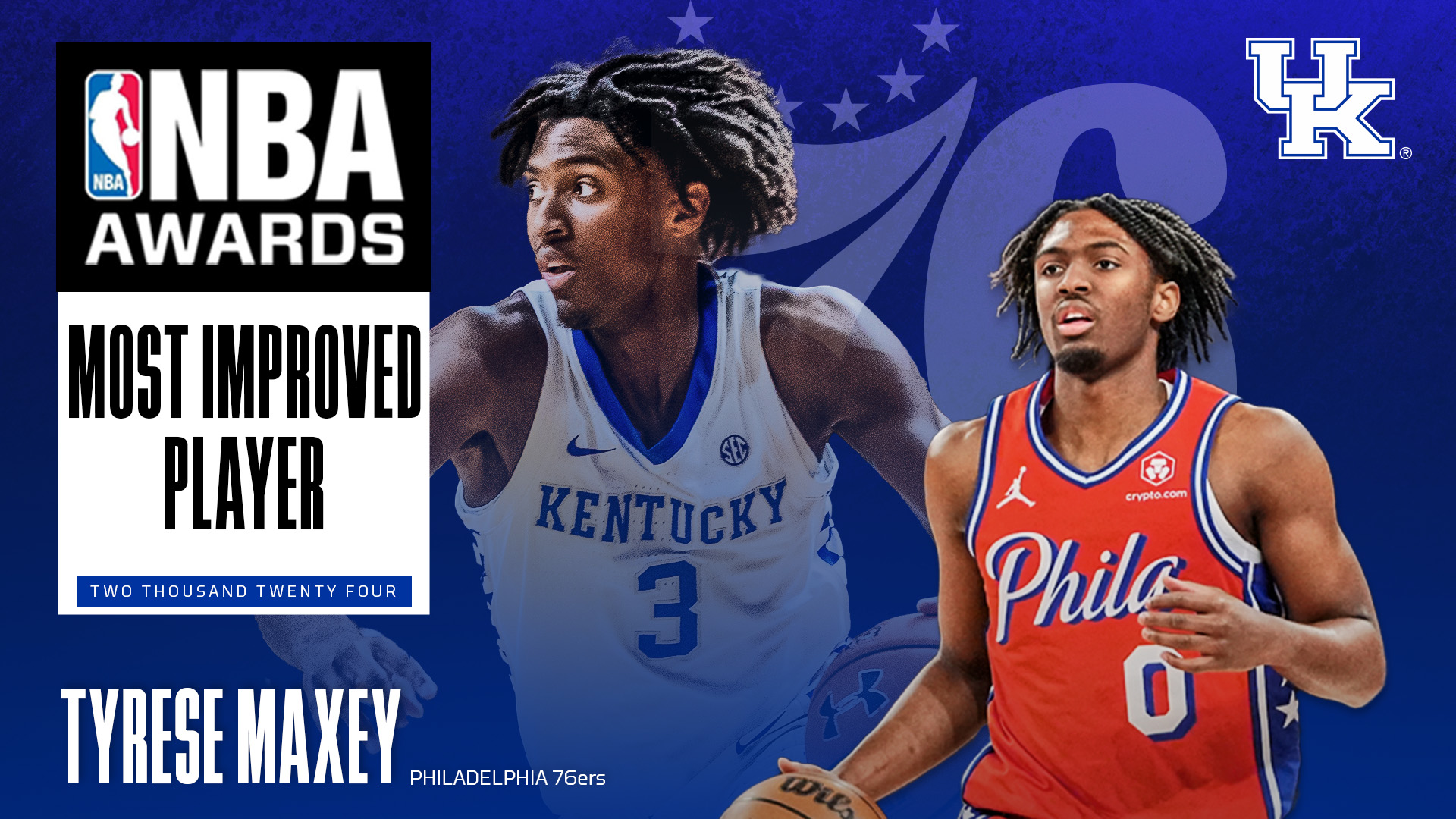 Tyrese Maxey Named Kia NBA Most Improved Player